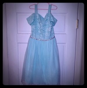 Girls blue dress